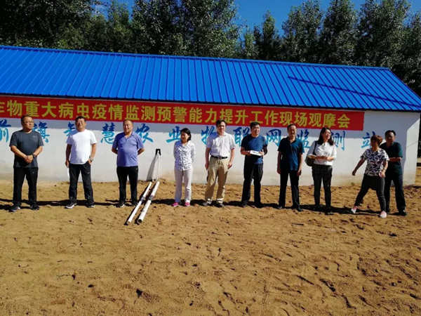 內(nèi)蒙古全區(qū)農(nóng)作物重大病蟲疫情監(jiān)測預(yù)警能力提升現(xiàn)場觀摩會召開，『托普技術(shù)』驚艷塞北